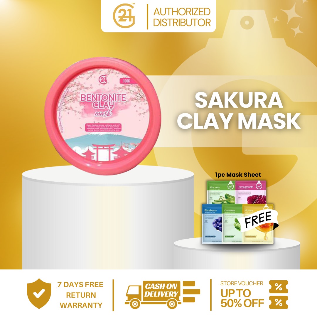 G21 SAKURA BLOSSOM CLAY MASK