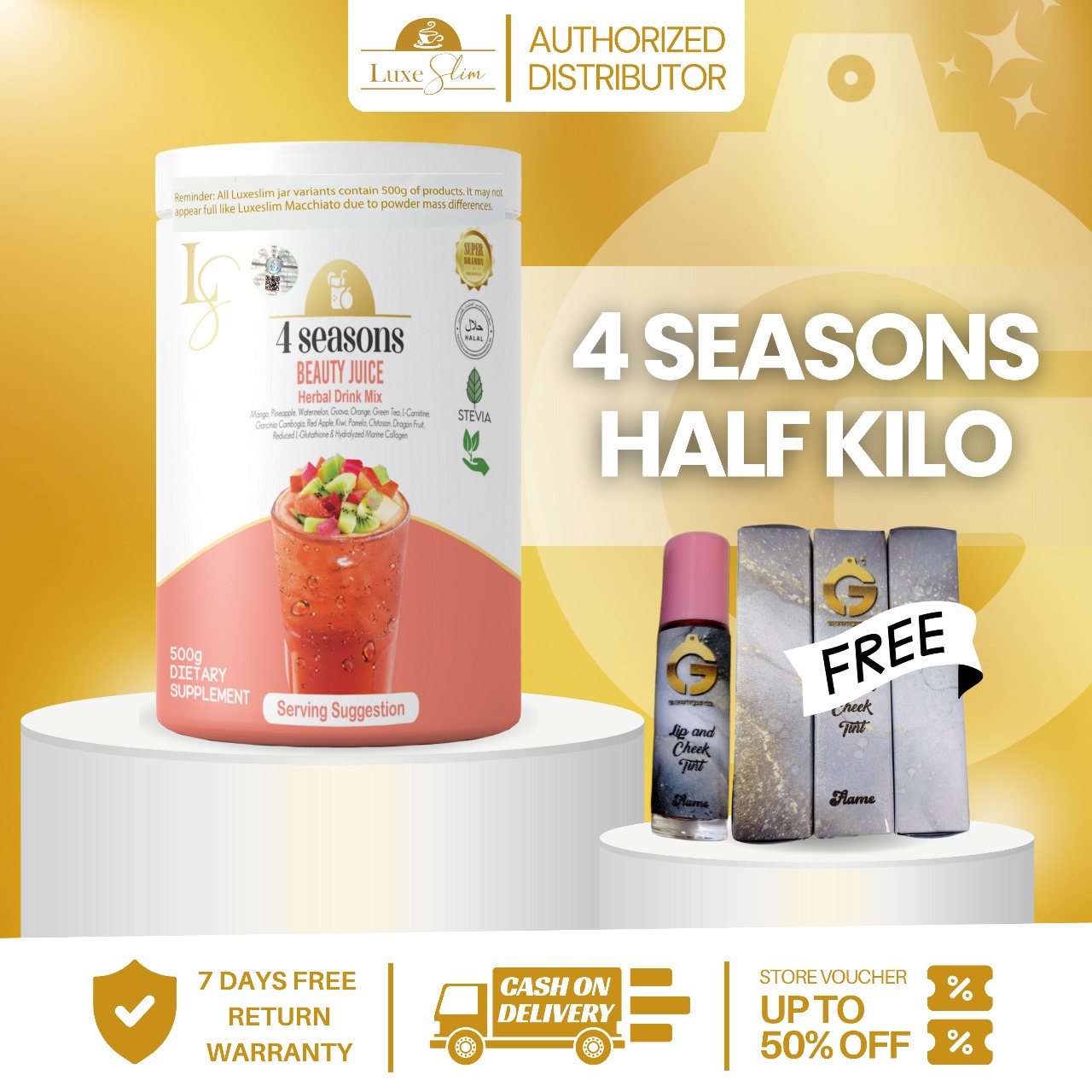 LUXE SLIM FOUR SEASON 500g (1/2 kilo)