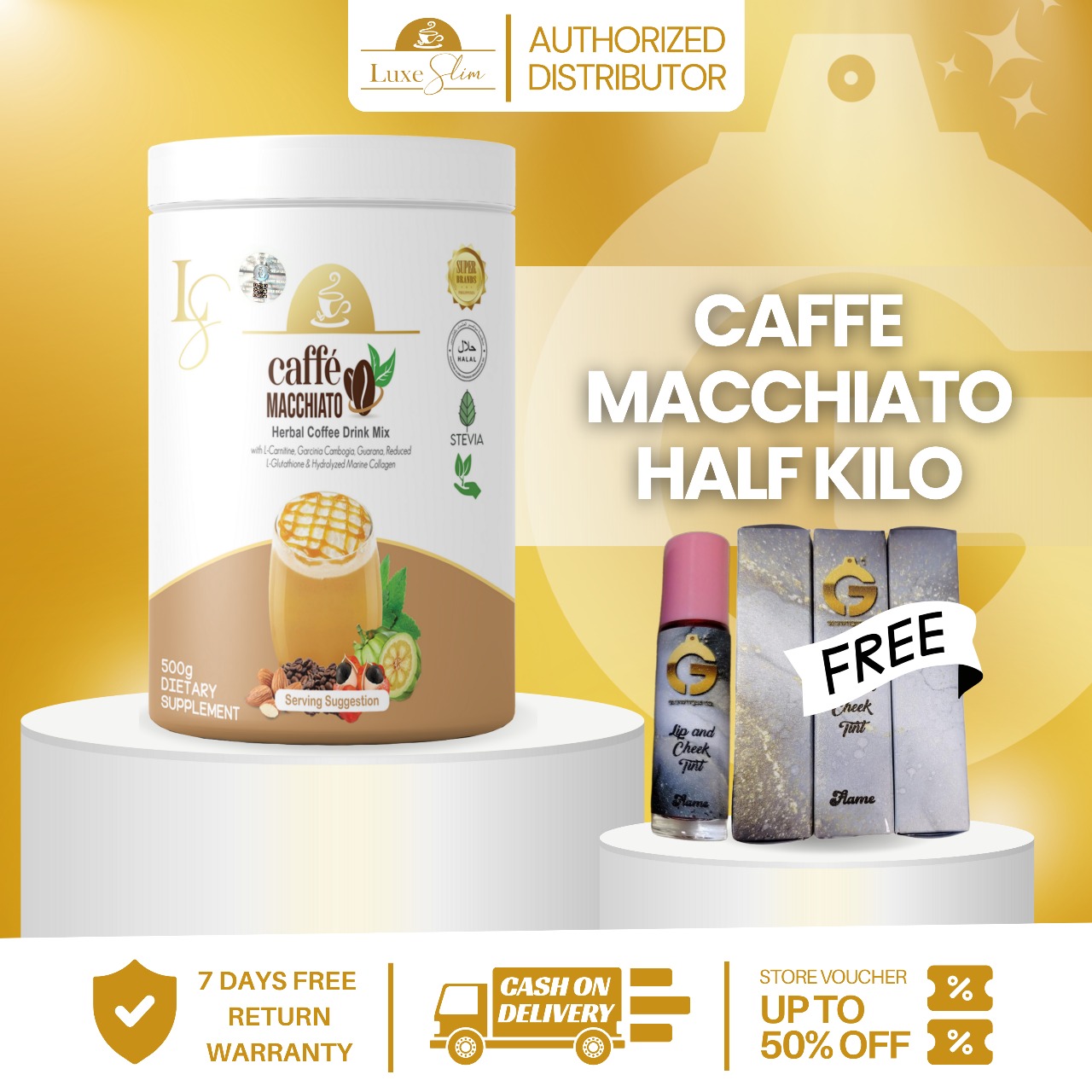 LUXE SLIM MACCHIATO 500g (1/2 kilo)