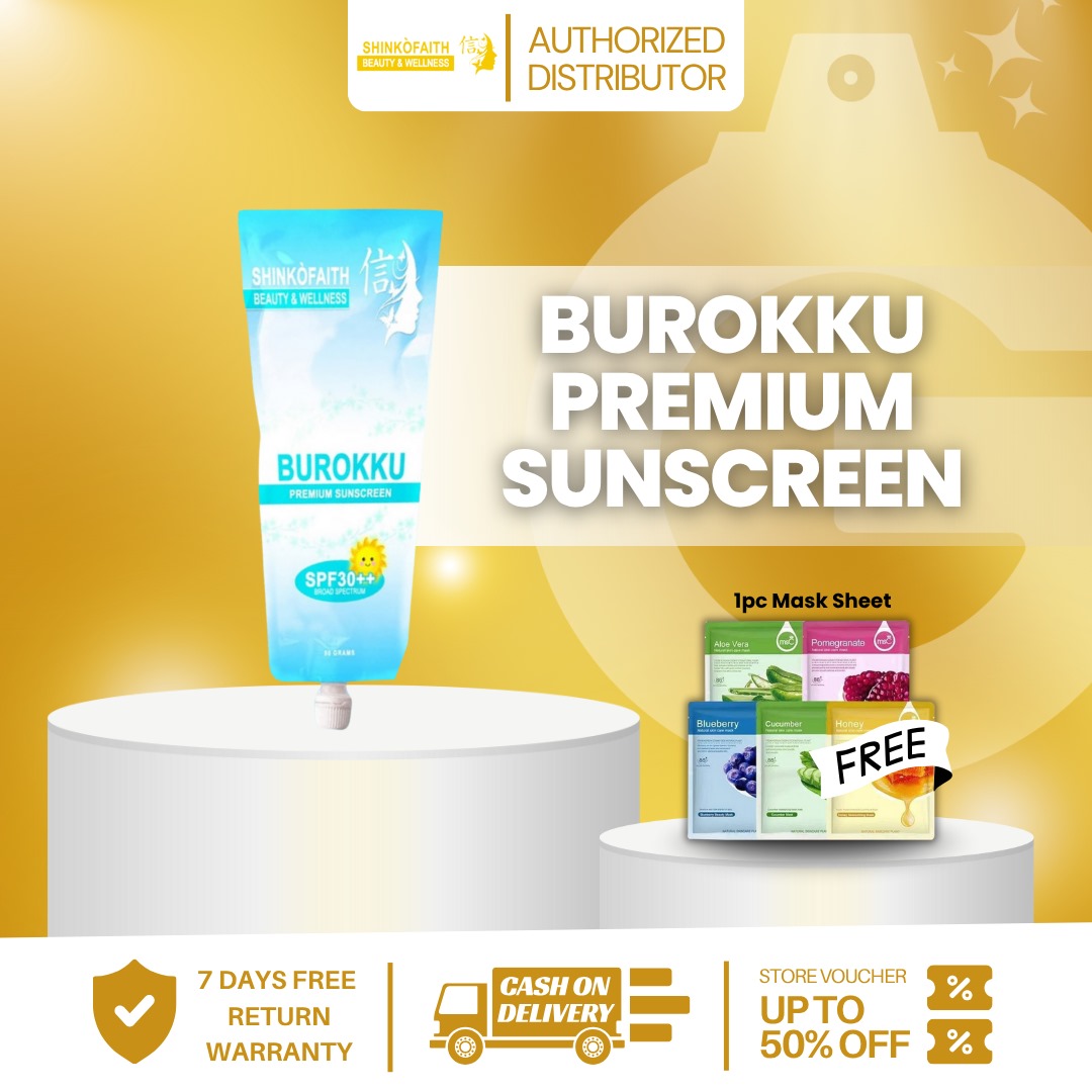 SHINKOFAITH BUROKKU PREMIUM SUNSCREEN 50ml